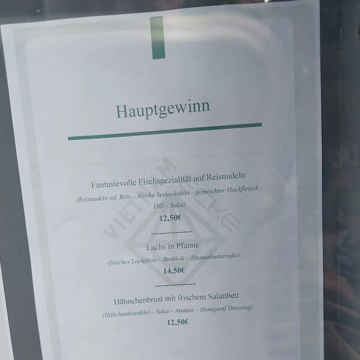Speisekarte photo 2