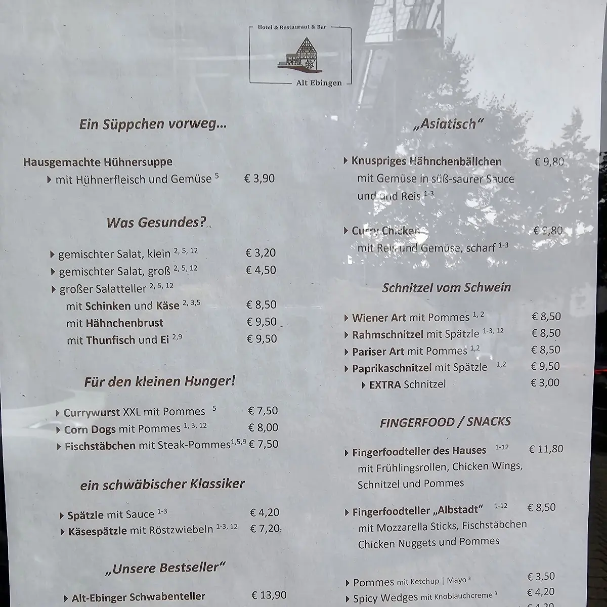 Speisekarte photo 3