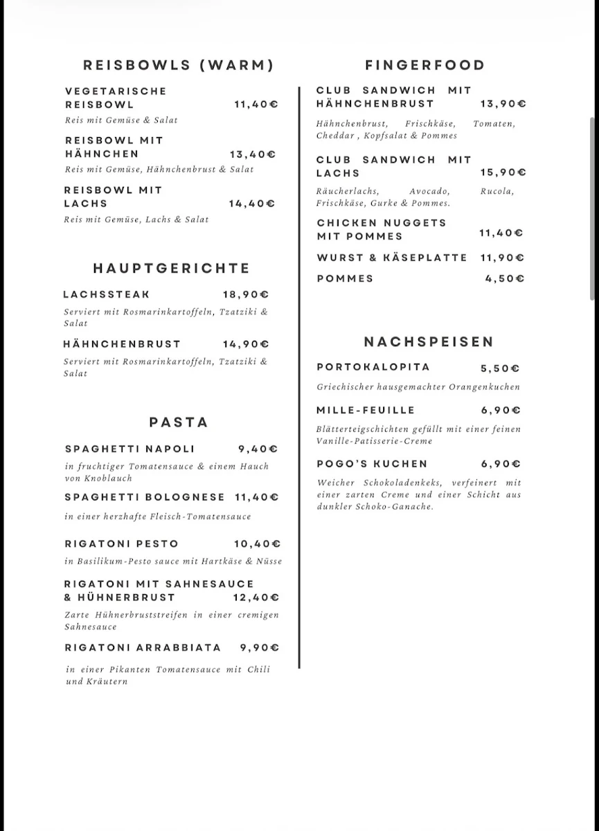 Speisekarte photo 6