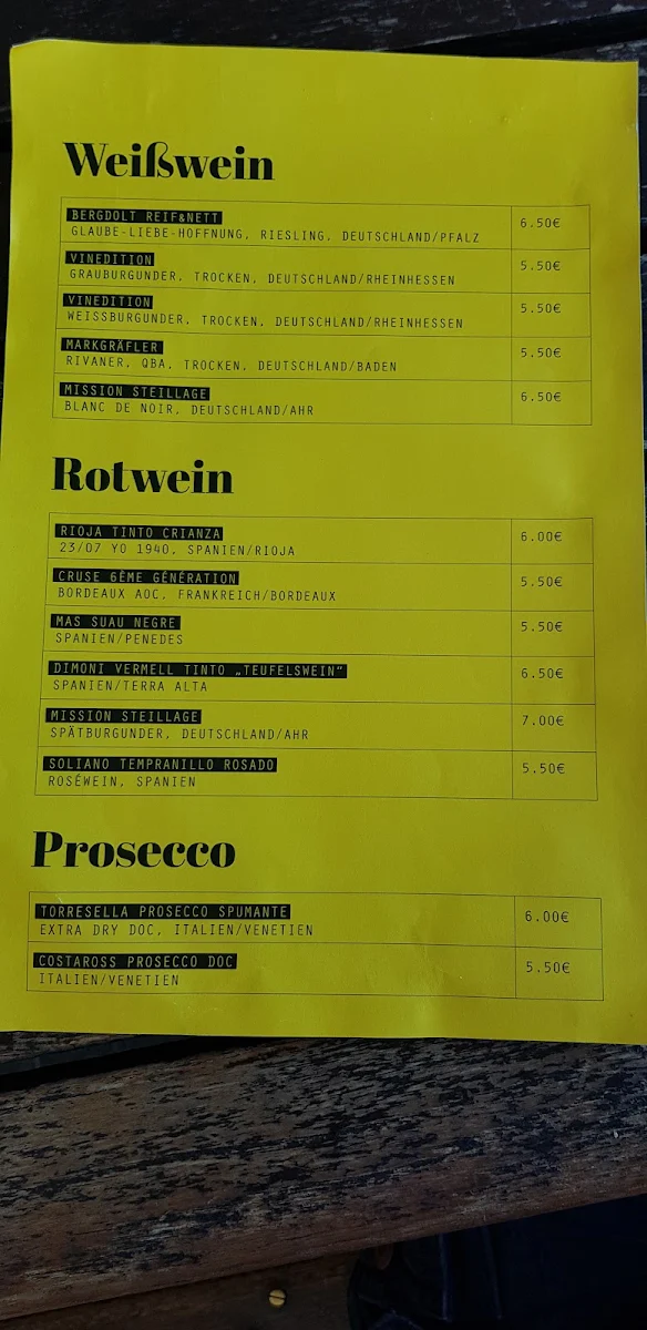 Speisekarte photo 4