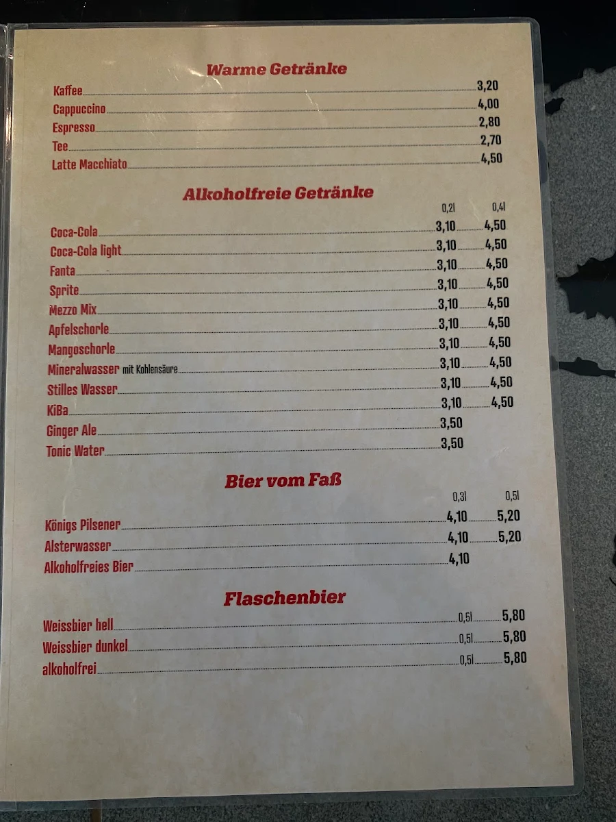 Speisekarte photo 1
