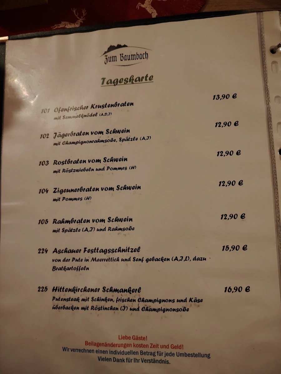 Speisekarte photo 5