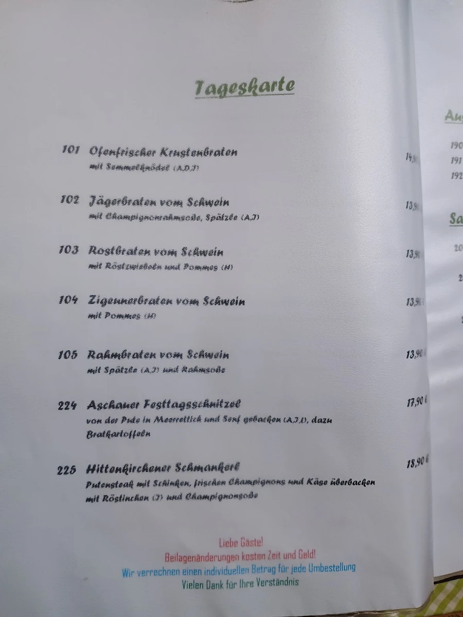 Speisekarte photo 6