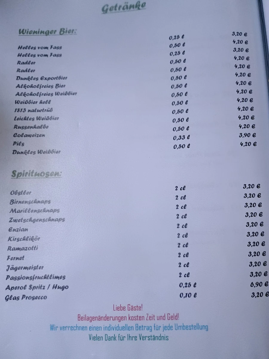Speisekarte photo 7