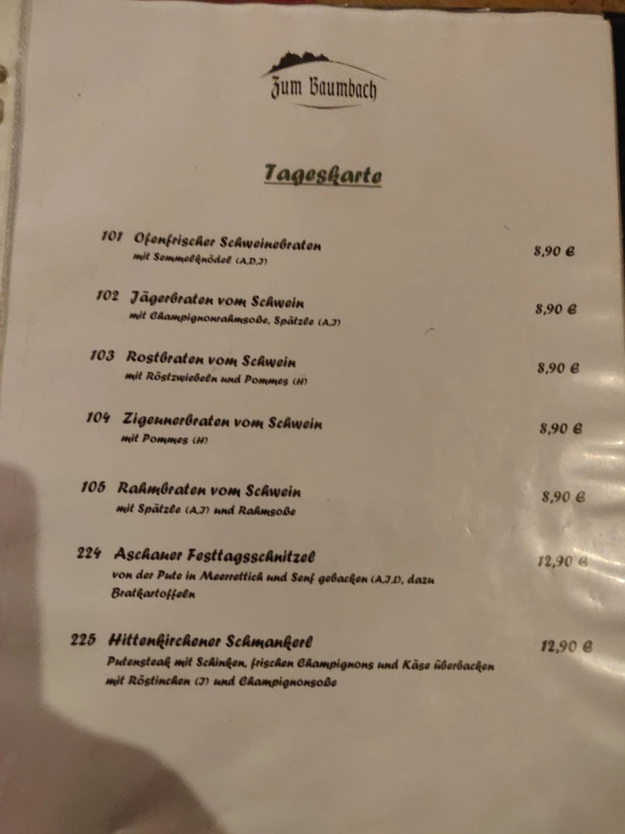 Speisekarte photo 9