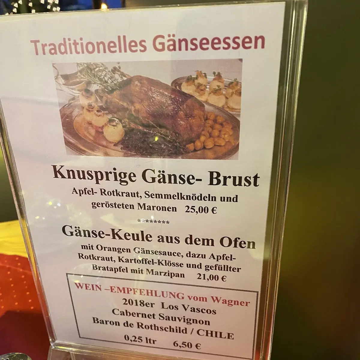 Speisekarte photo 2