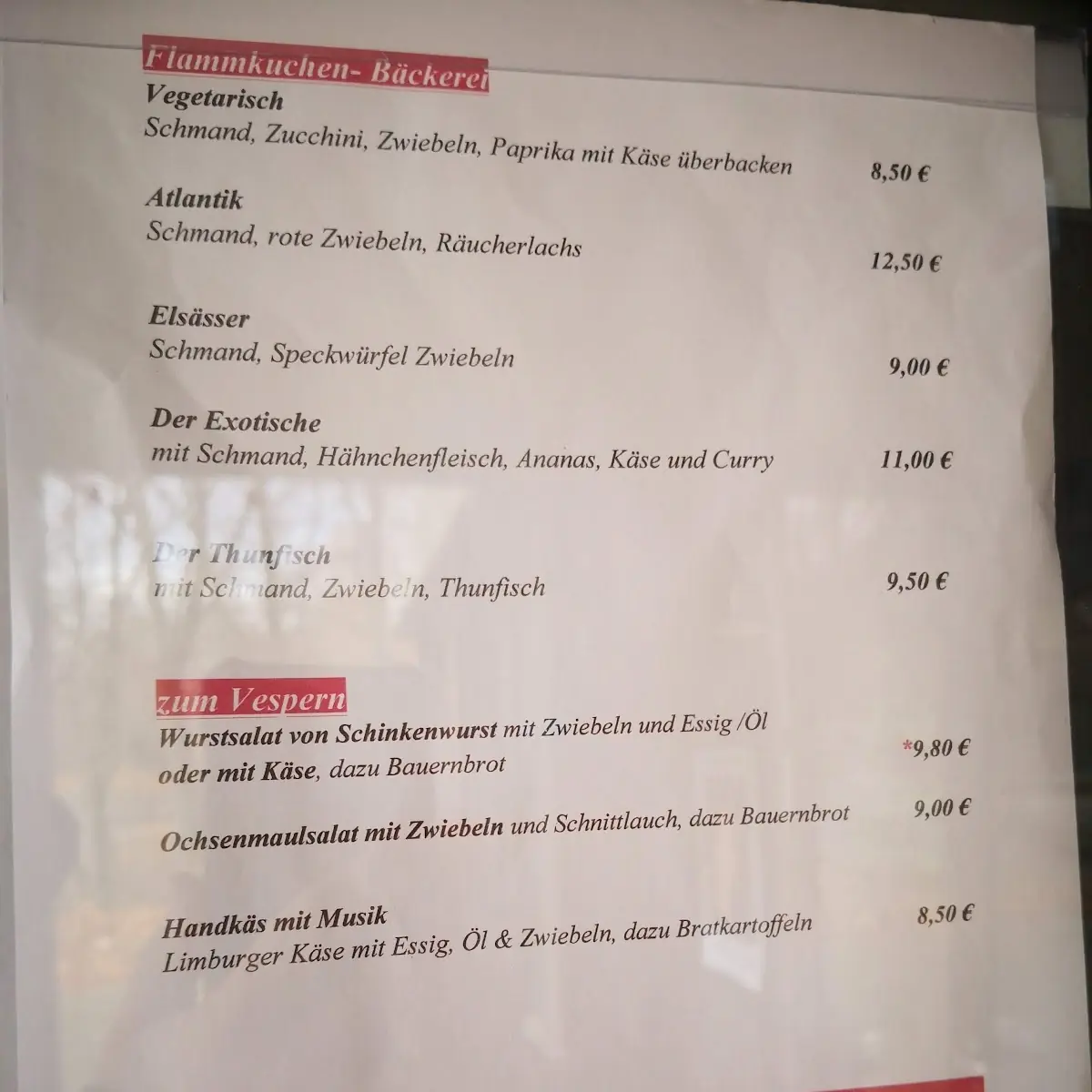 Speisekarte photo 6