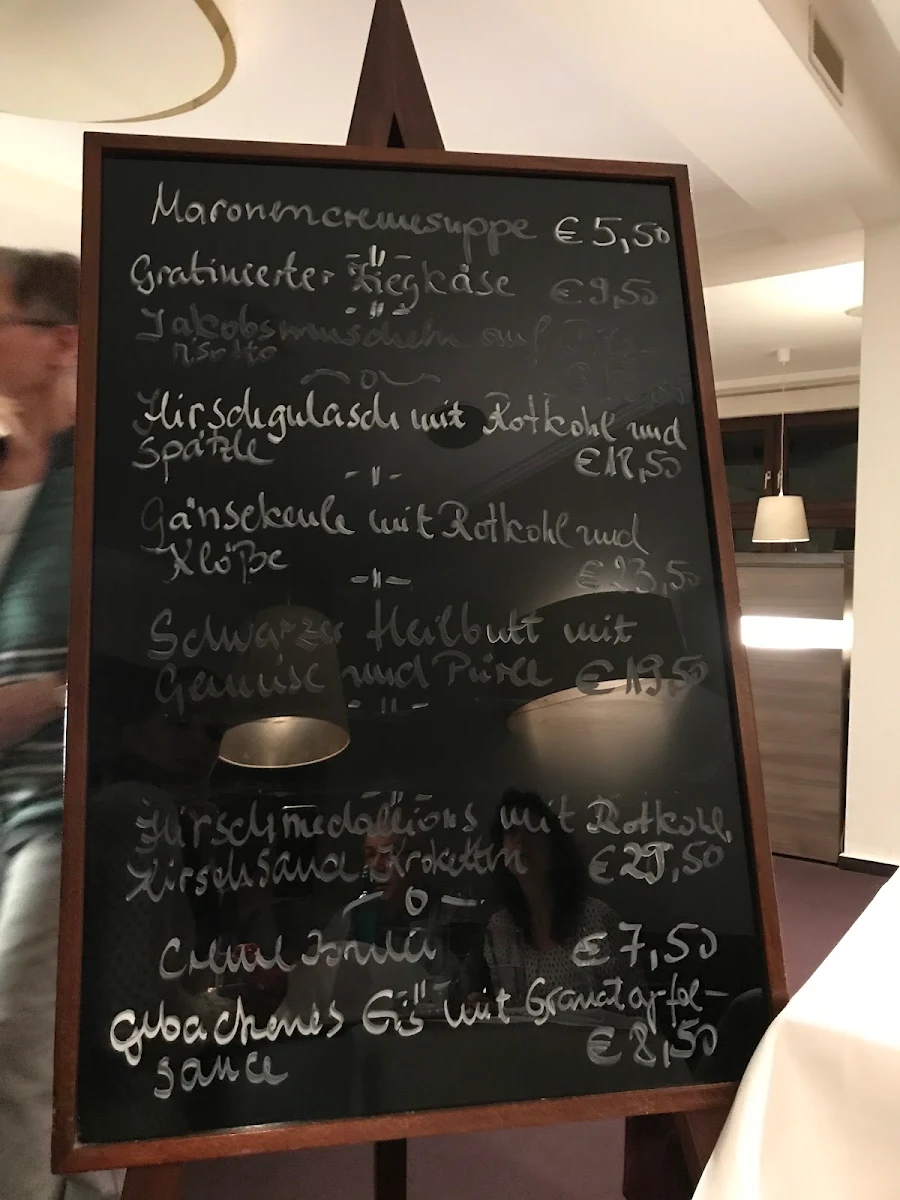 Speisekarte, Restaurant Blumenhof GmbH