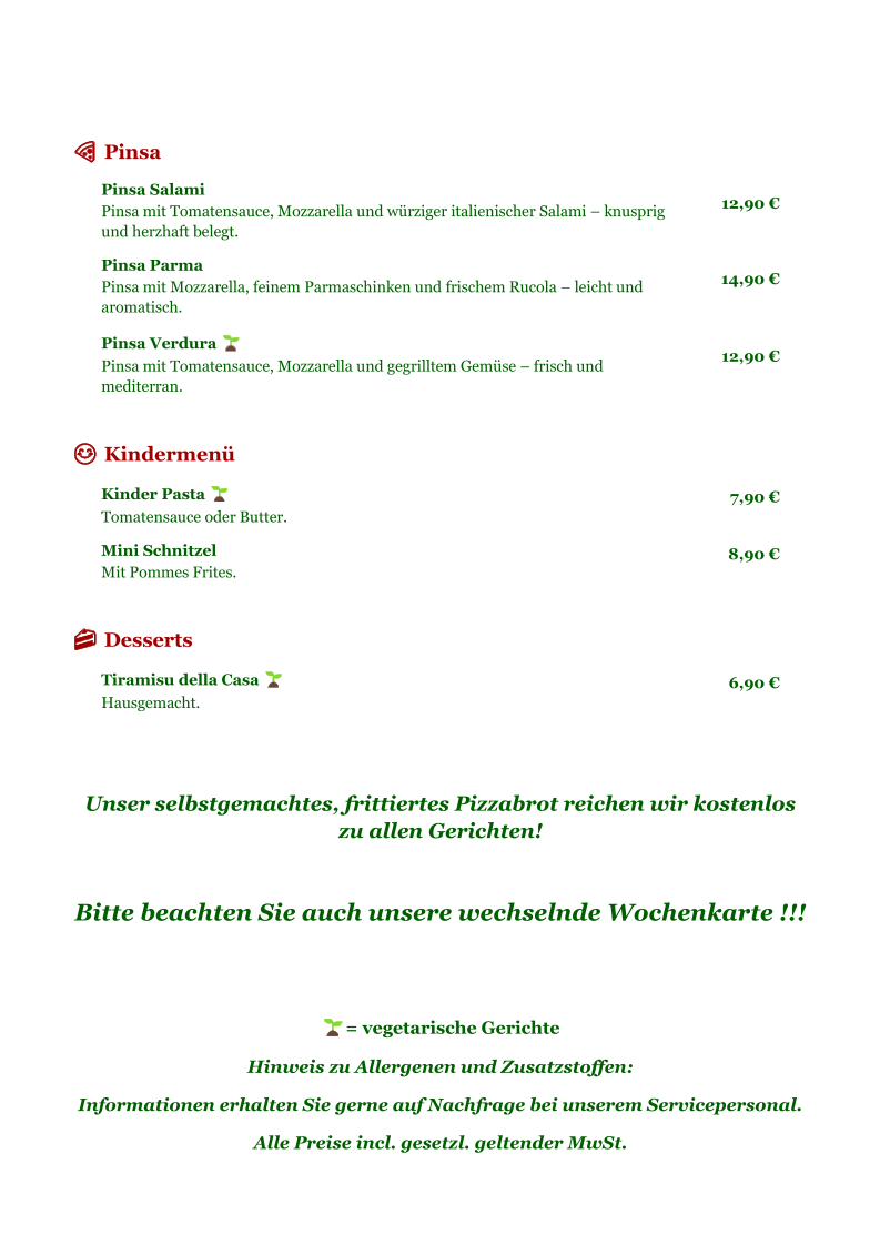 Speisekarte photo 6