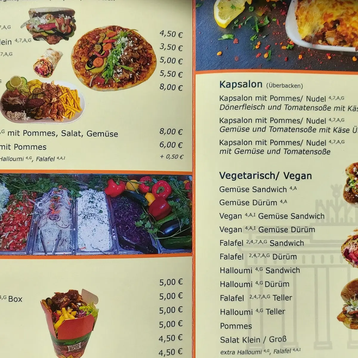 Speisekarte photo 2