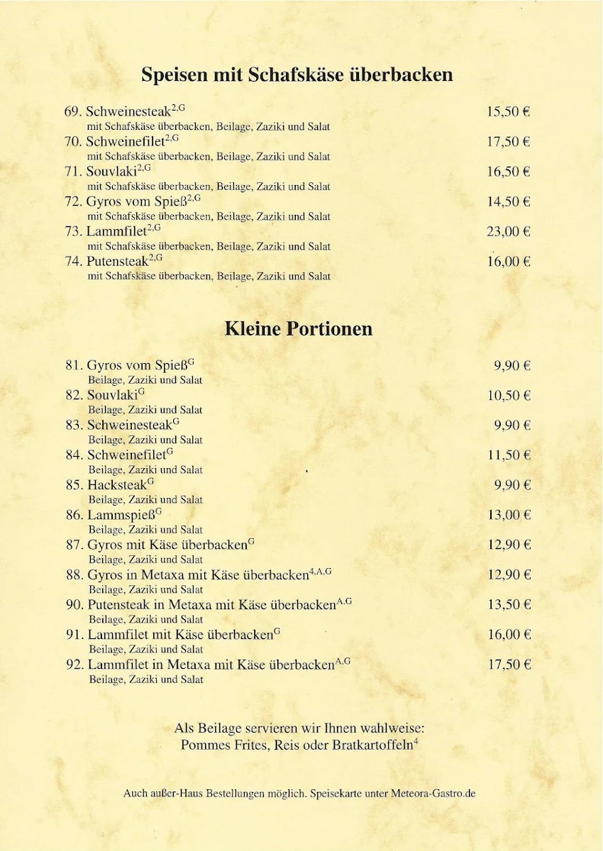 Speisekarte photo 6