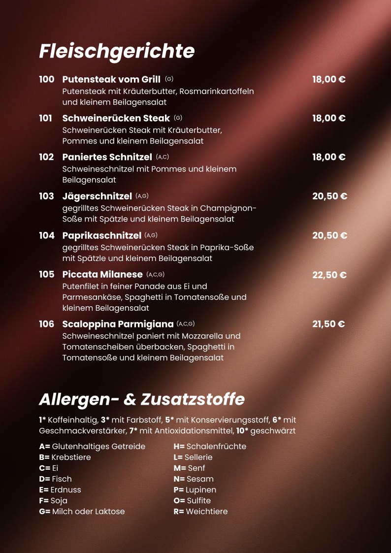 Speisekarte photo 3