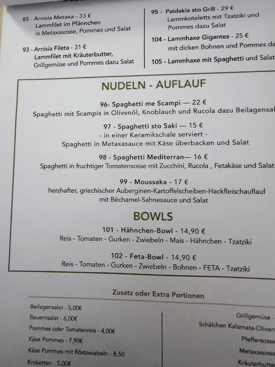 Speisekarte photo 2