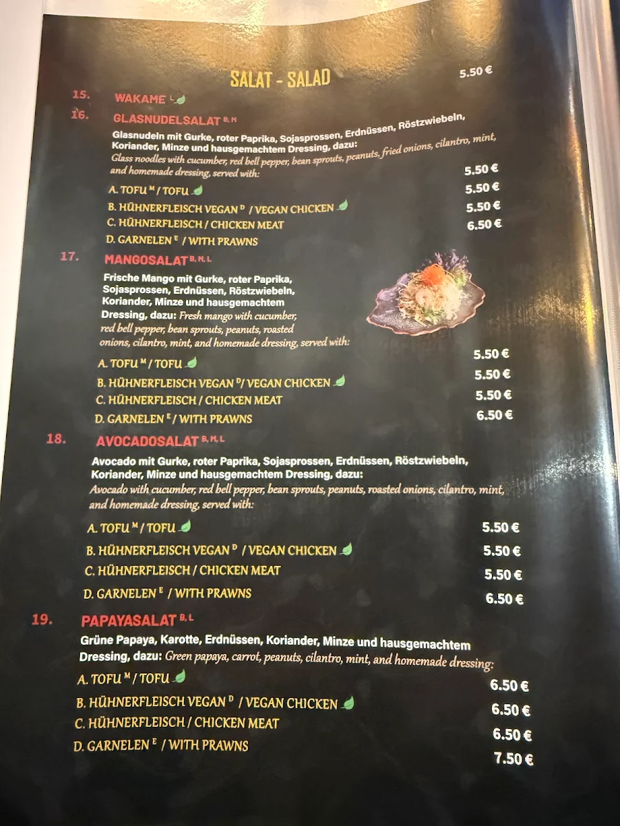 Speisekarte photo 2