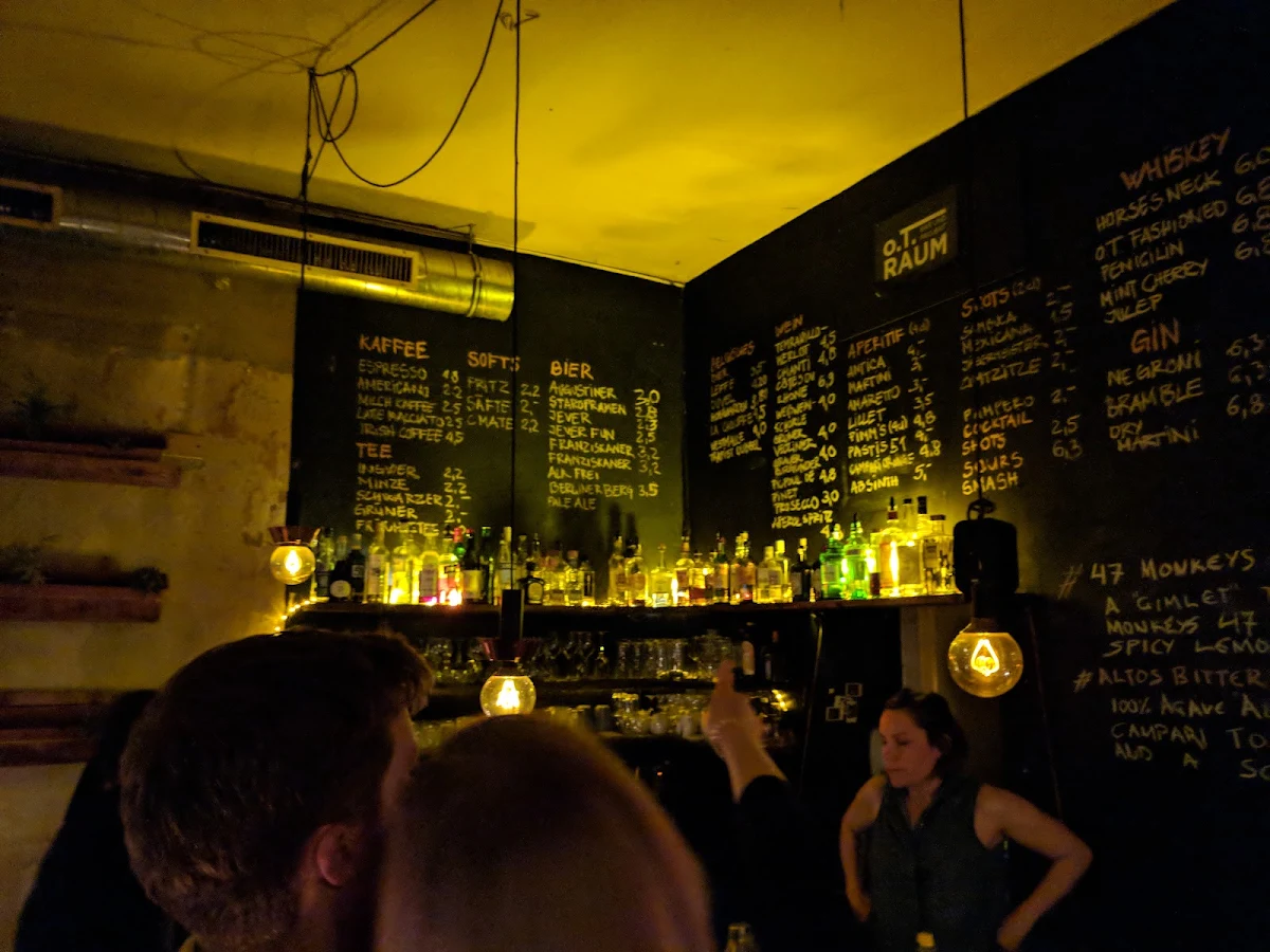 Speisekarte, o.T. Projektraum
