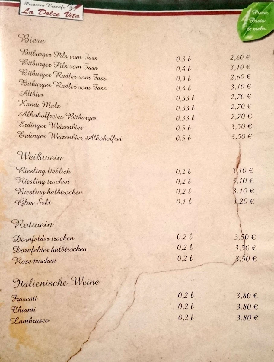Speisekarte photo 5