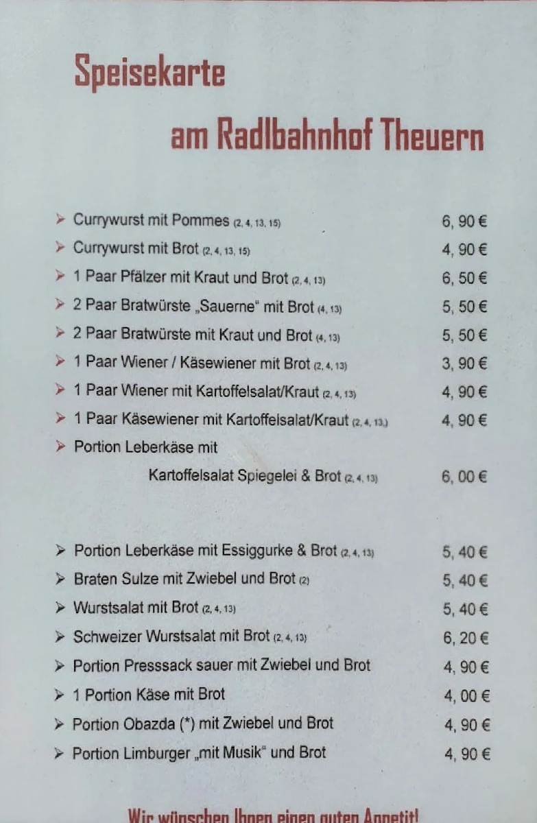 Speisekarte photo 2