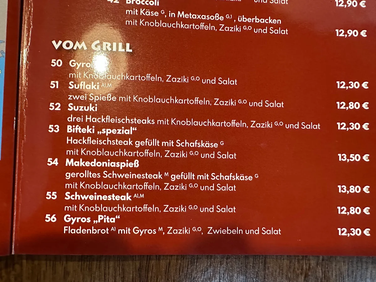 Speisekarte photo 3