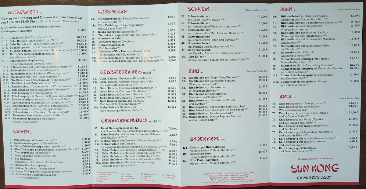 Speisekarte photo 1