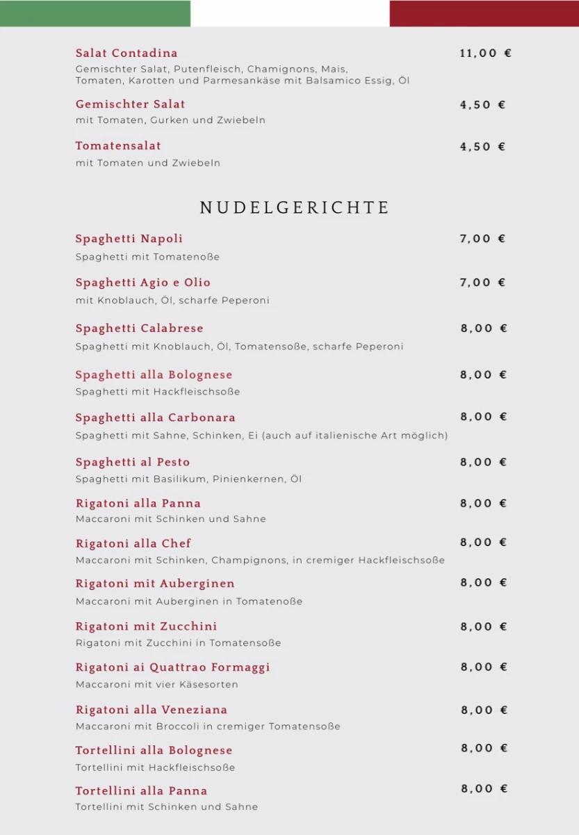 Speisekarte photo 3