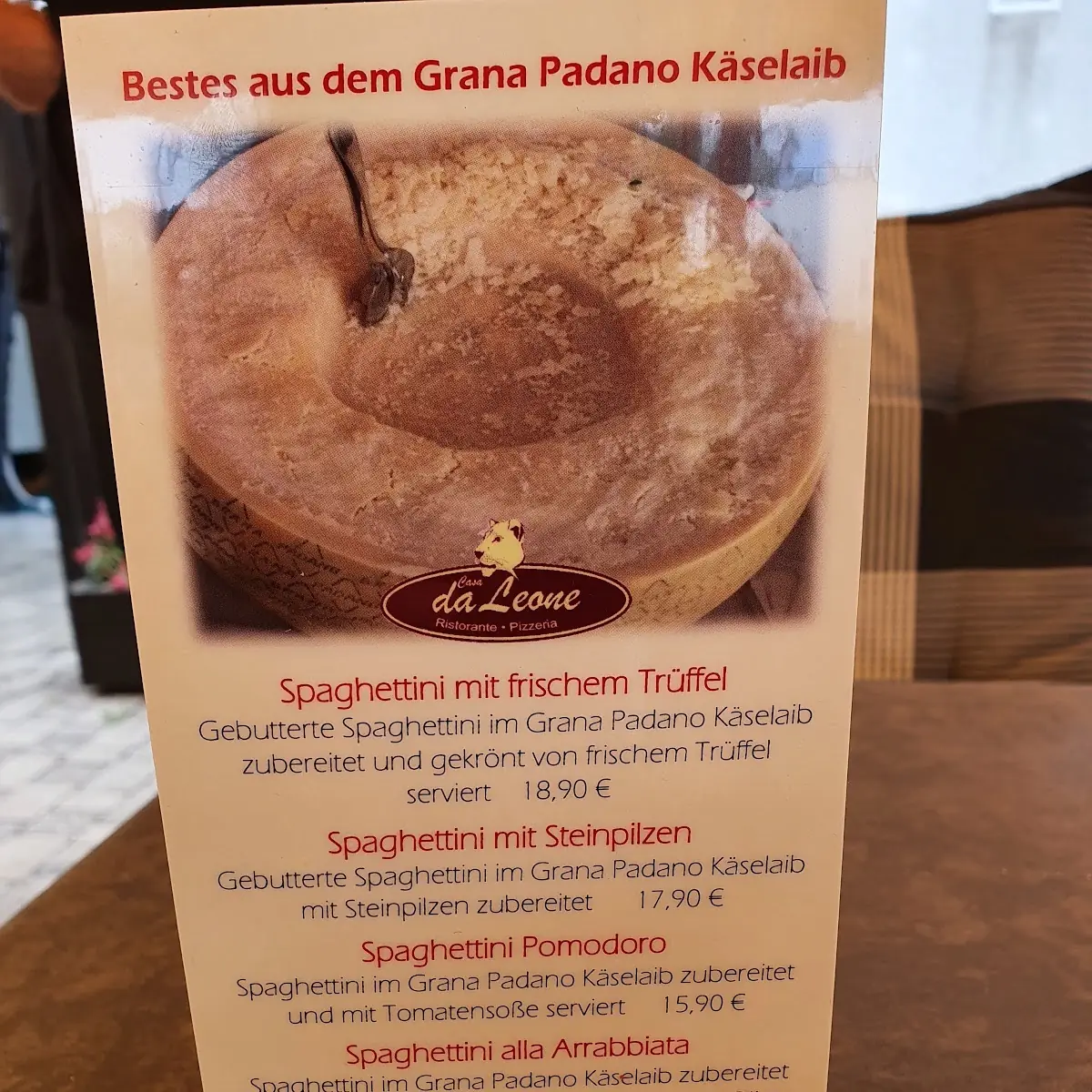 Speisekarte photo 4