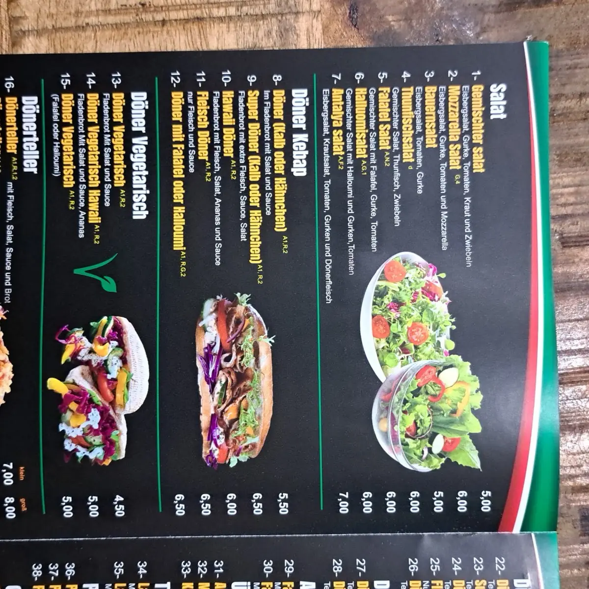 Speisekarte photo 3