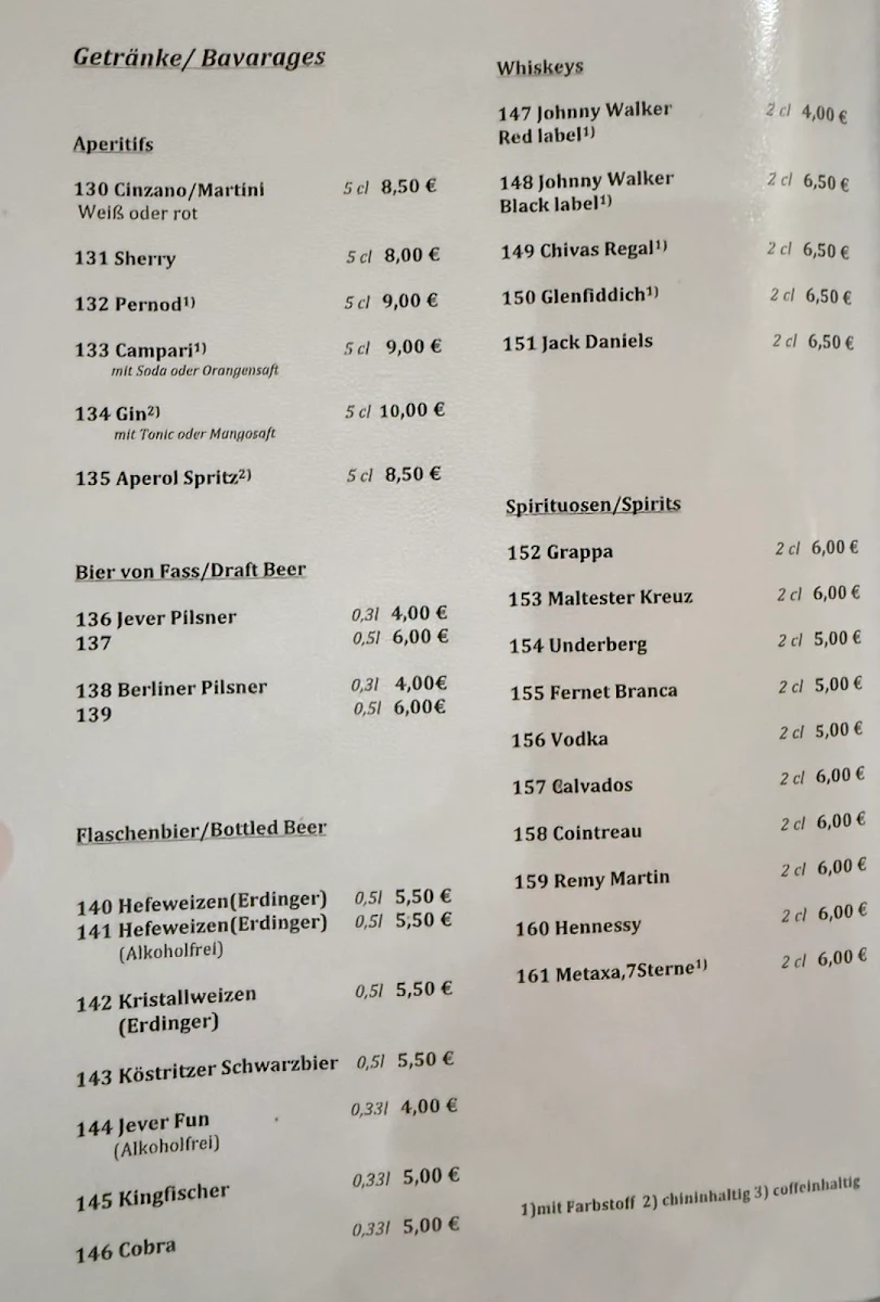Speisekarte photo 2