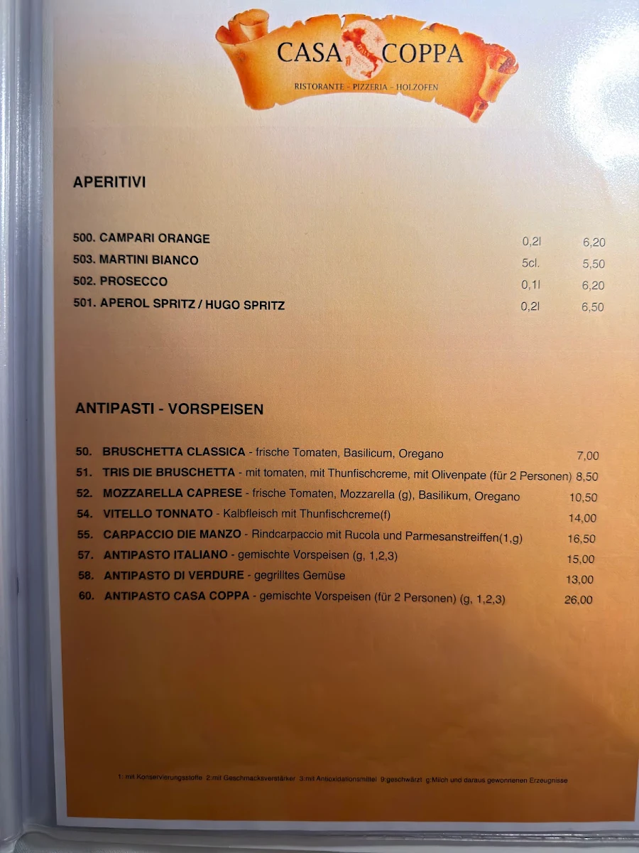 Speisekarte photo 1