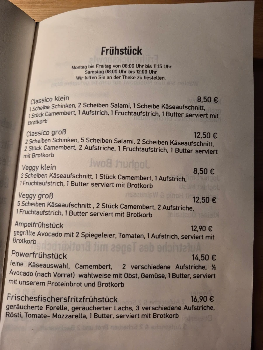 Speisekarte photo 3