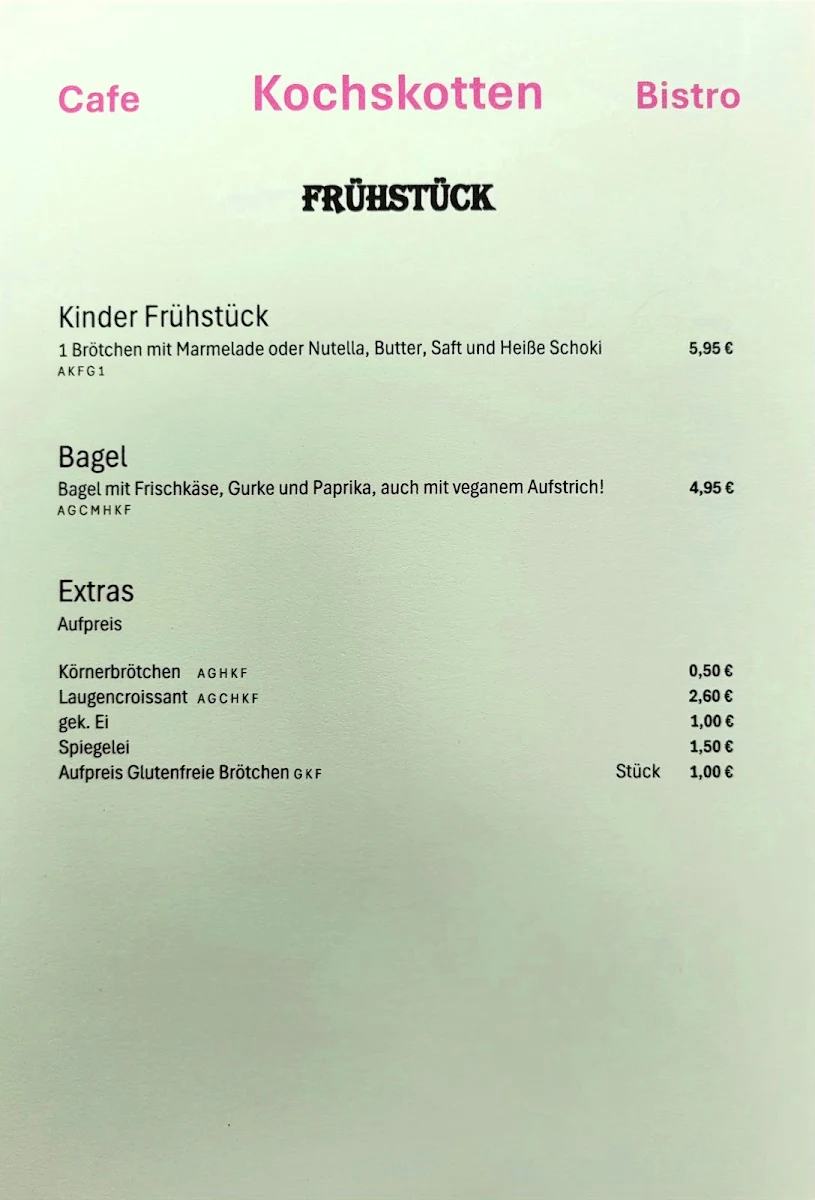 Speisekarte photo 2