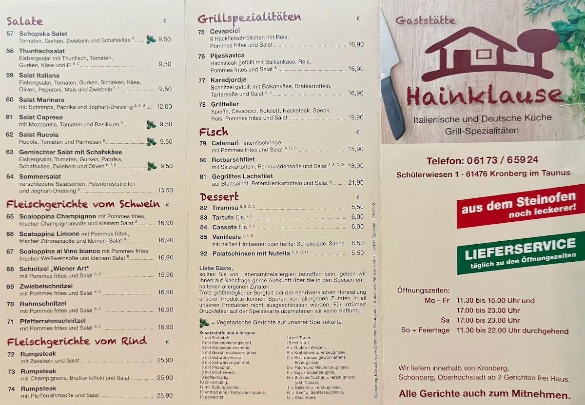 Speisekarte photo 1