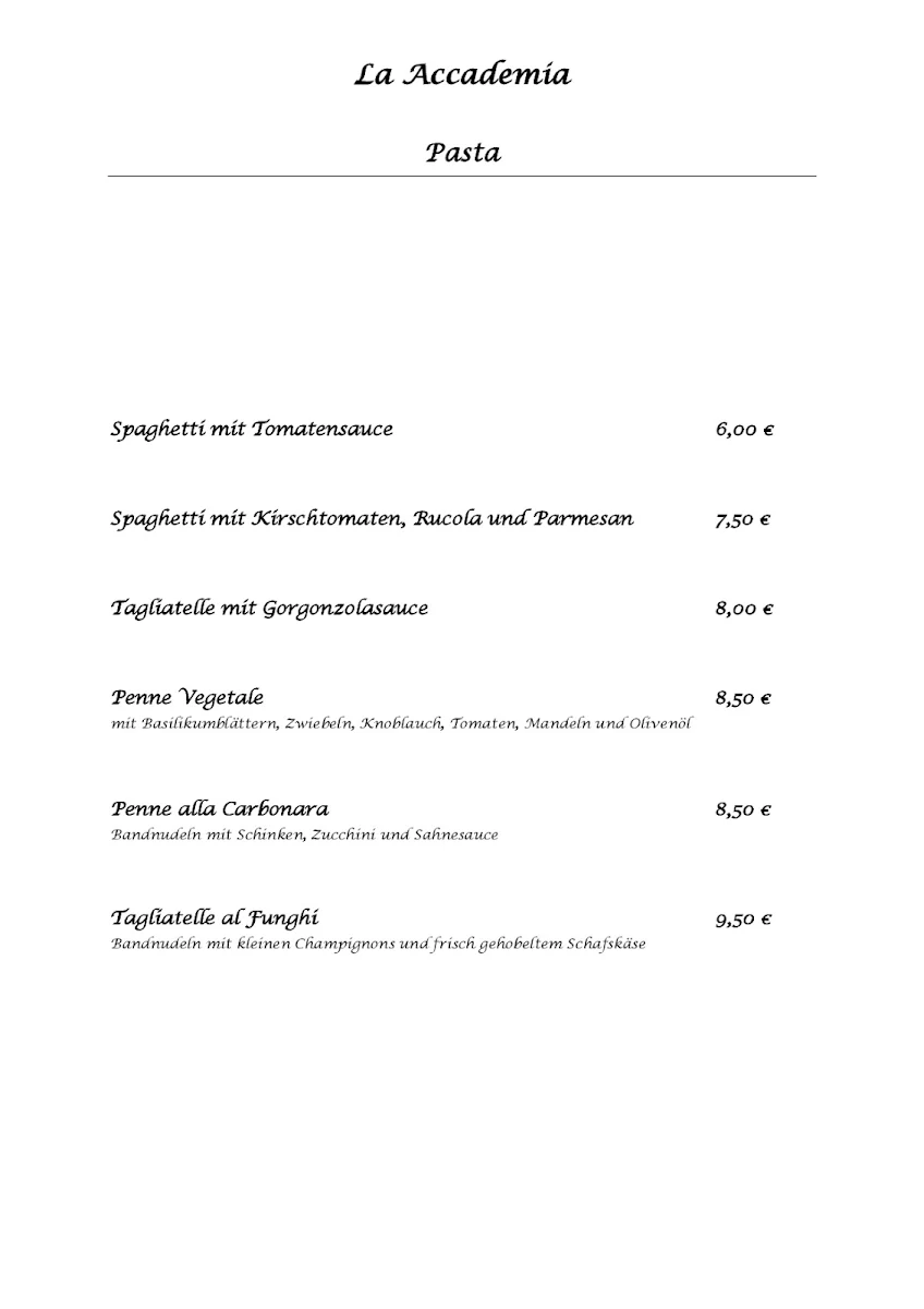 Speisekarte photo 7