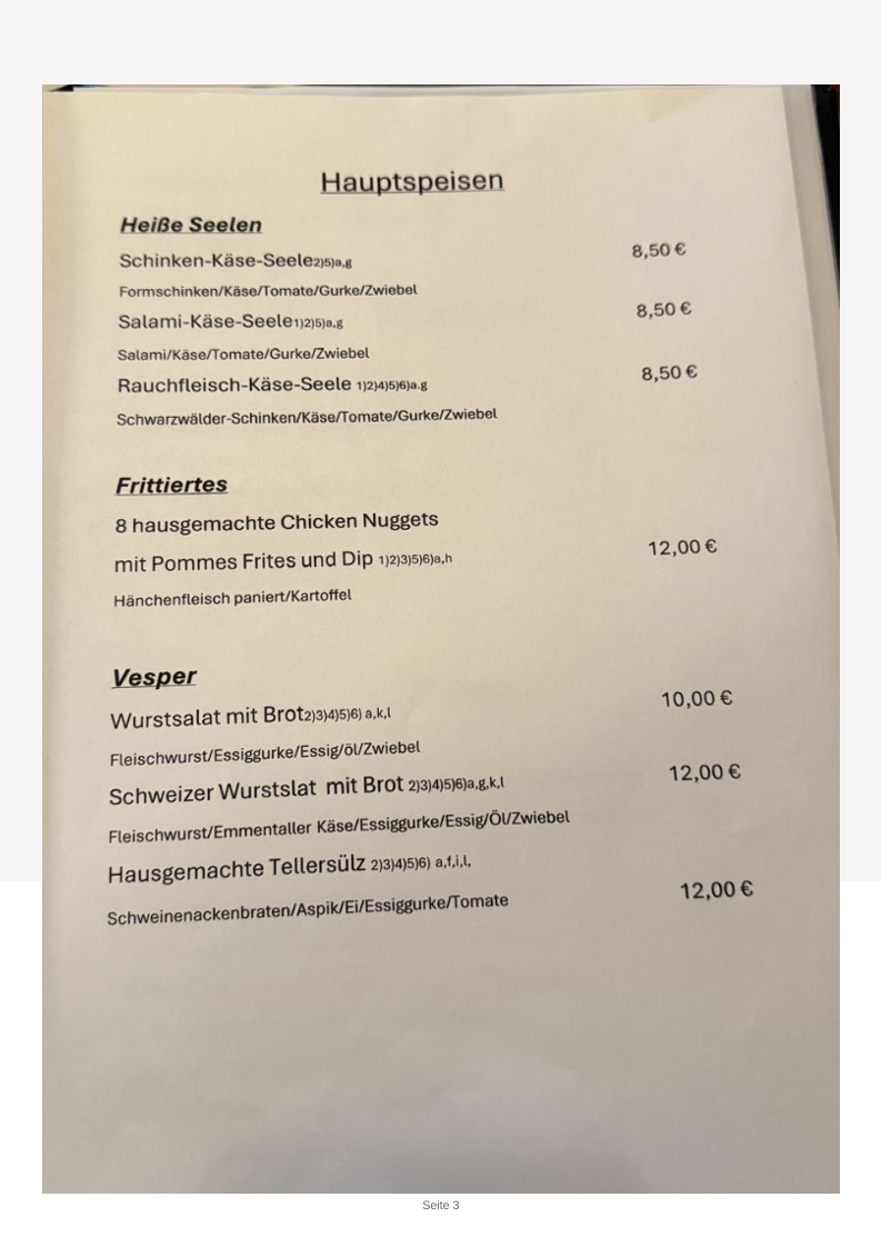 Speisekarte photo 6