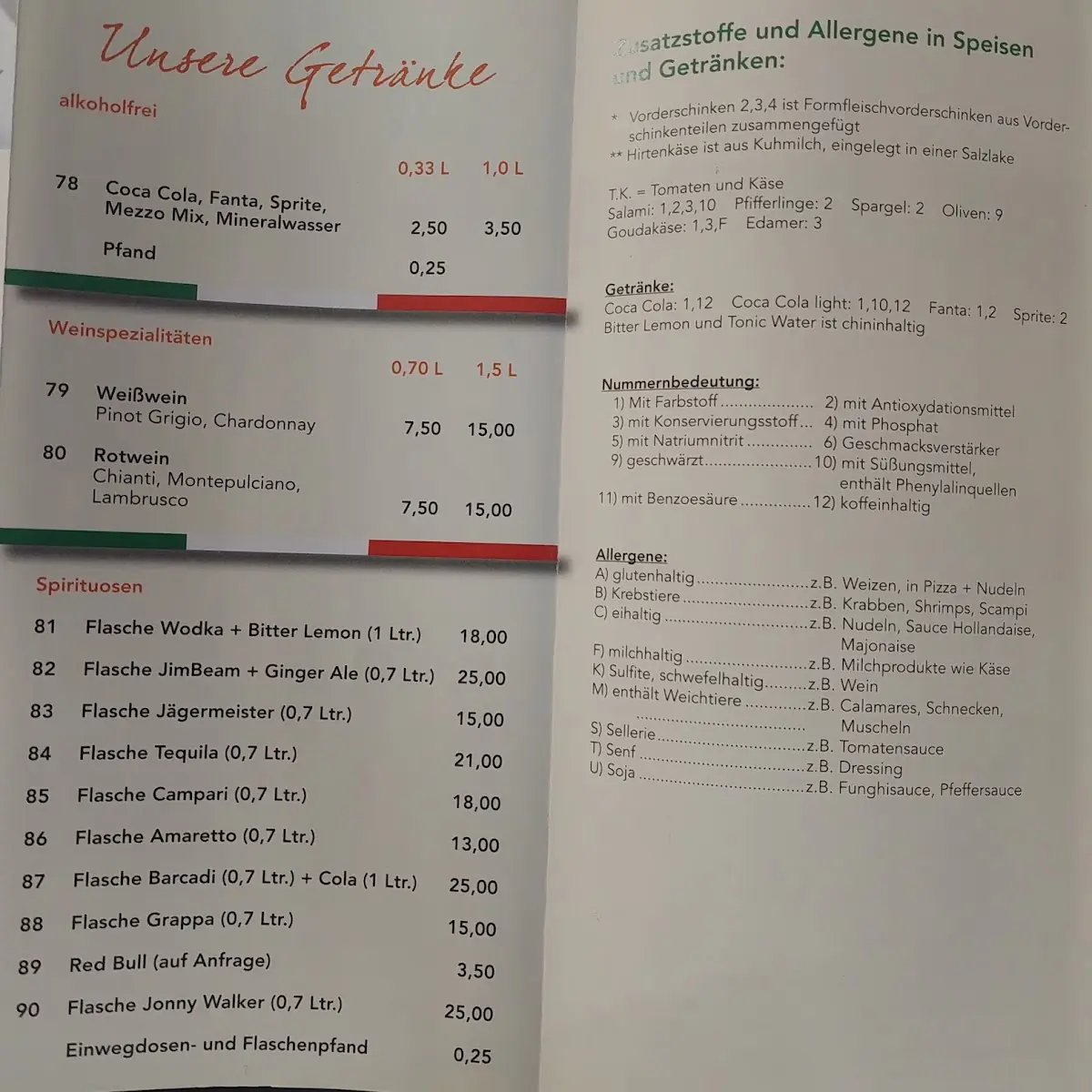 Speisekarte photo 5