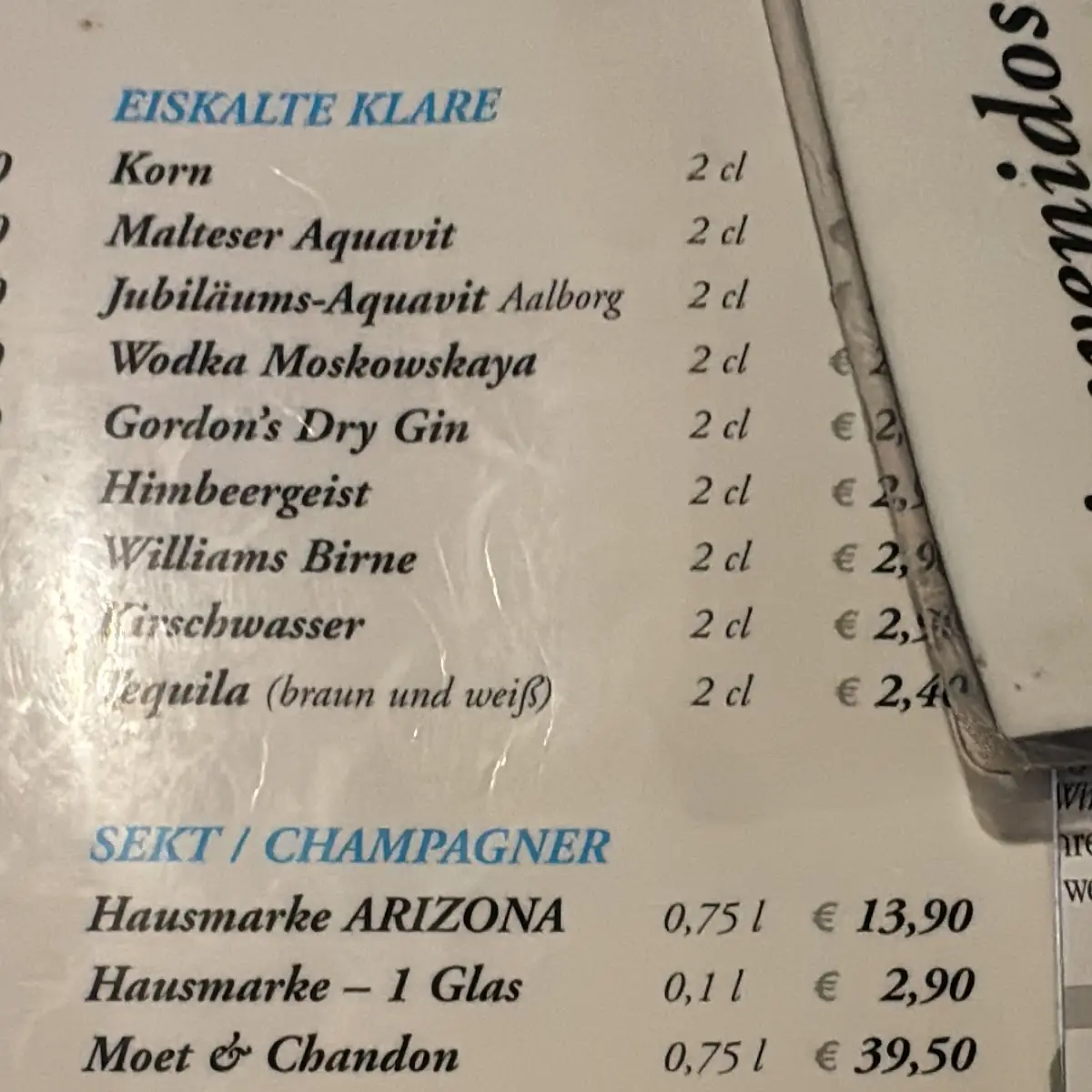 Speisekarte photo 9