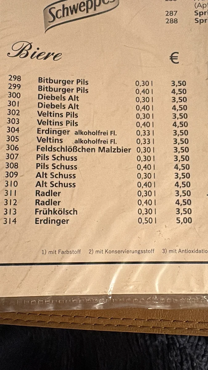 Speisekarte photo 2