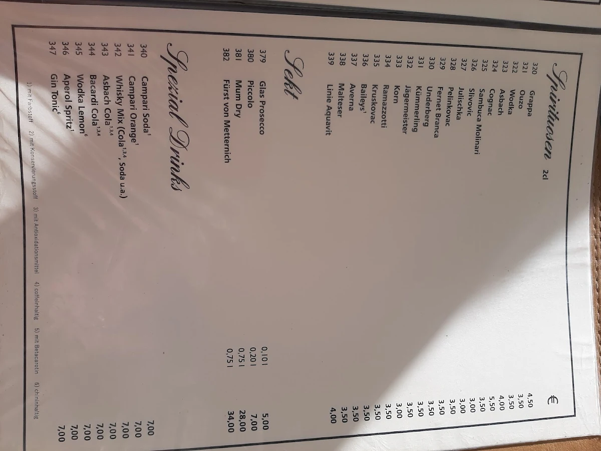 Speisekarte photo 8