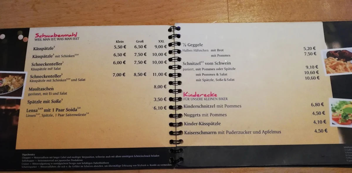 Speisekarte photo 5