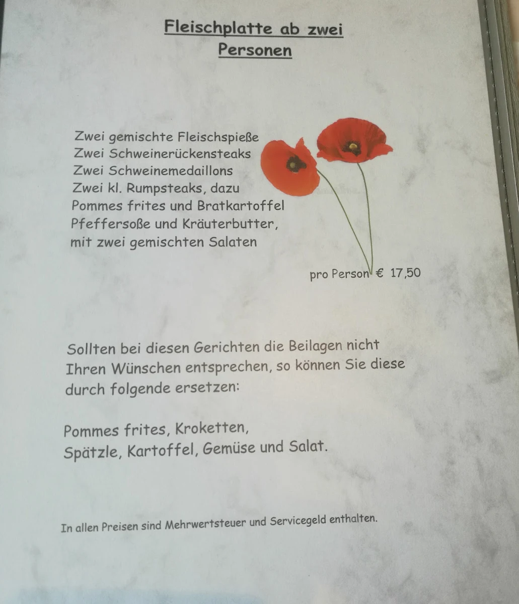 Speisekarte photo 2