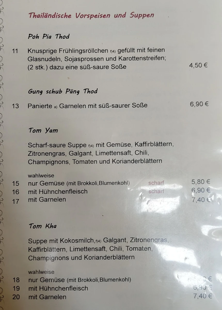 Speisekarte photo 1