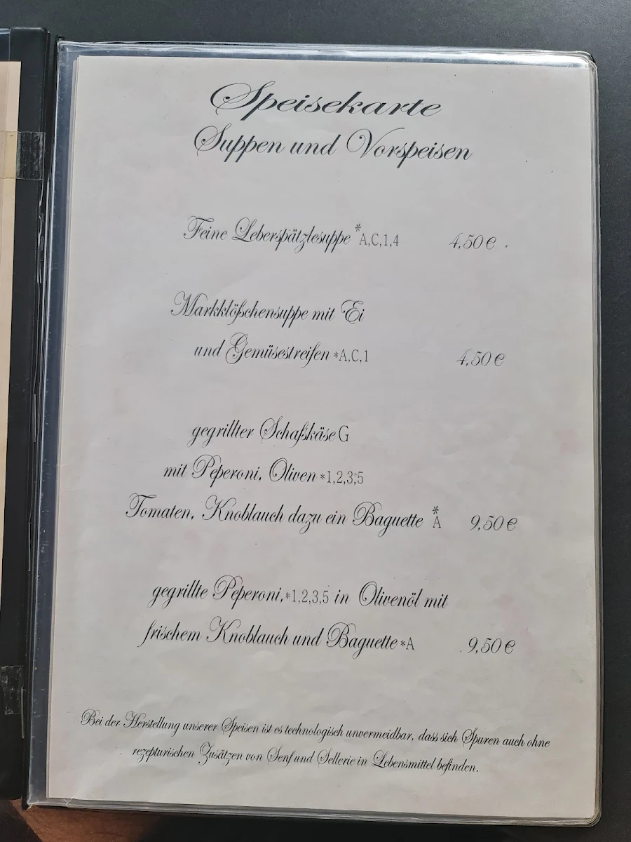 Speisekarte photo 3