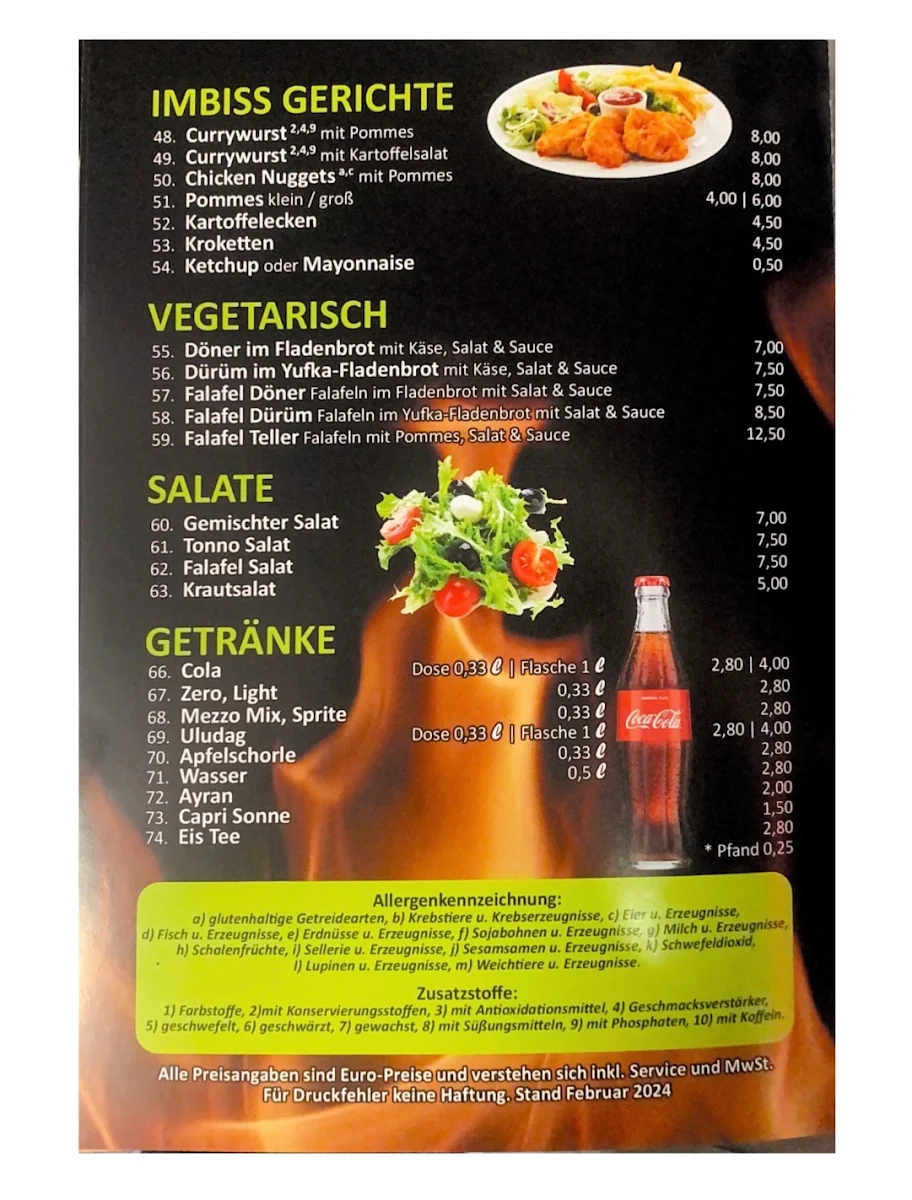 Speisekarte photo 4