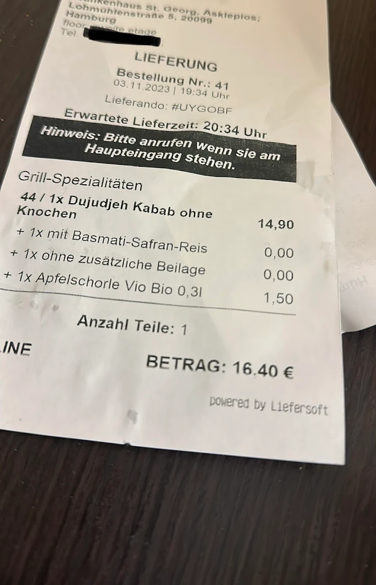 Speisekarte photo 1