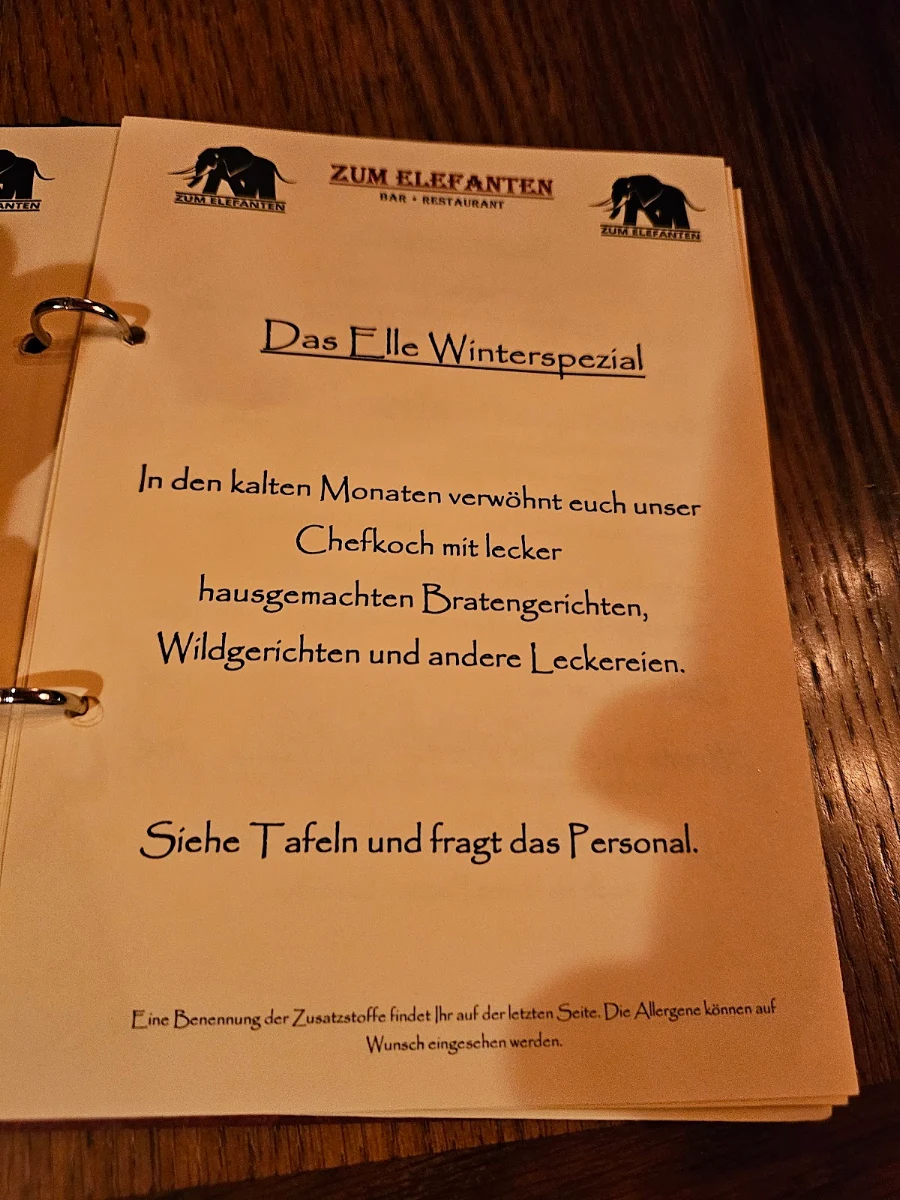 Speisekarte photo 3