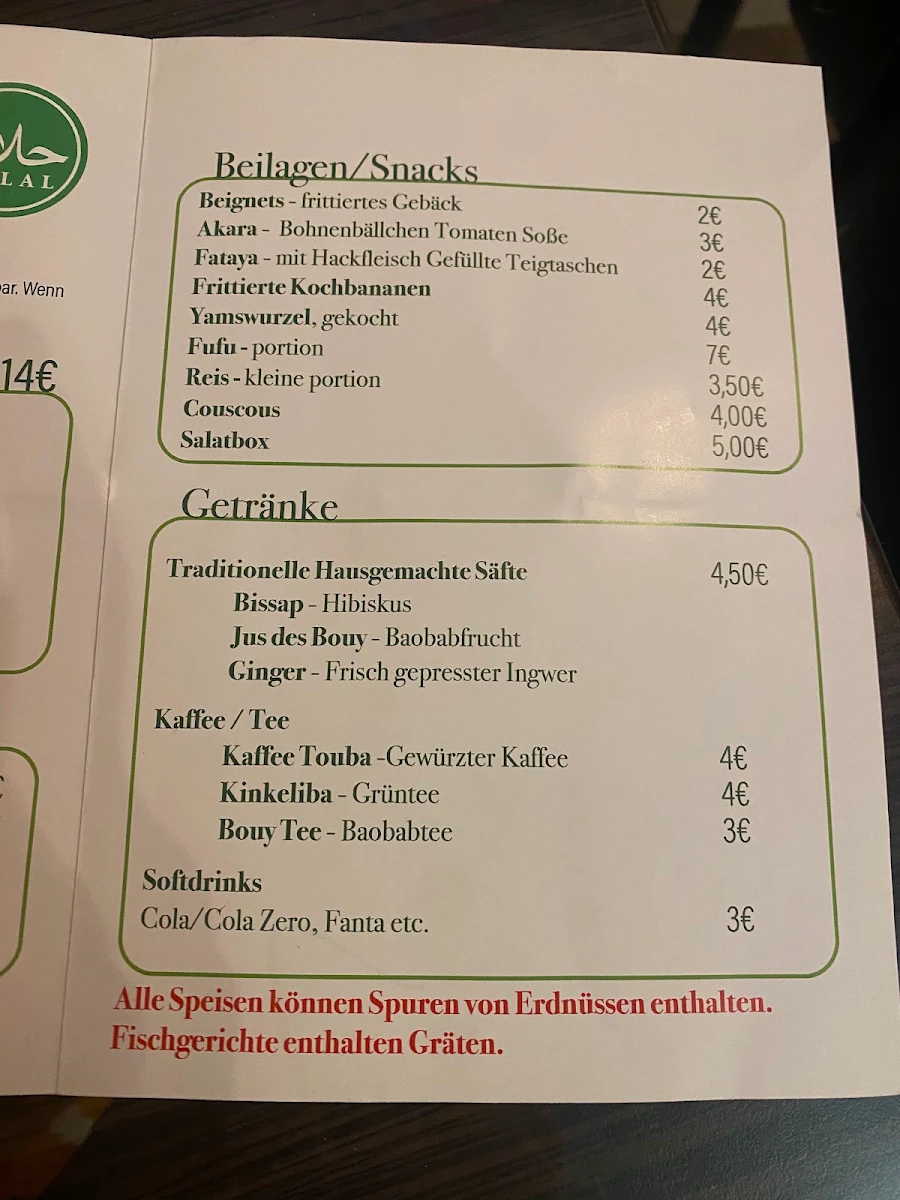 Speisekarte photo 1