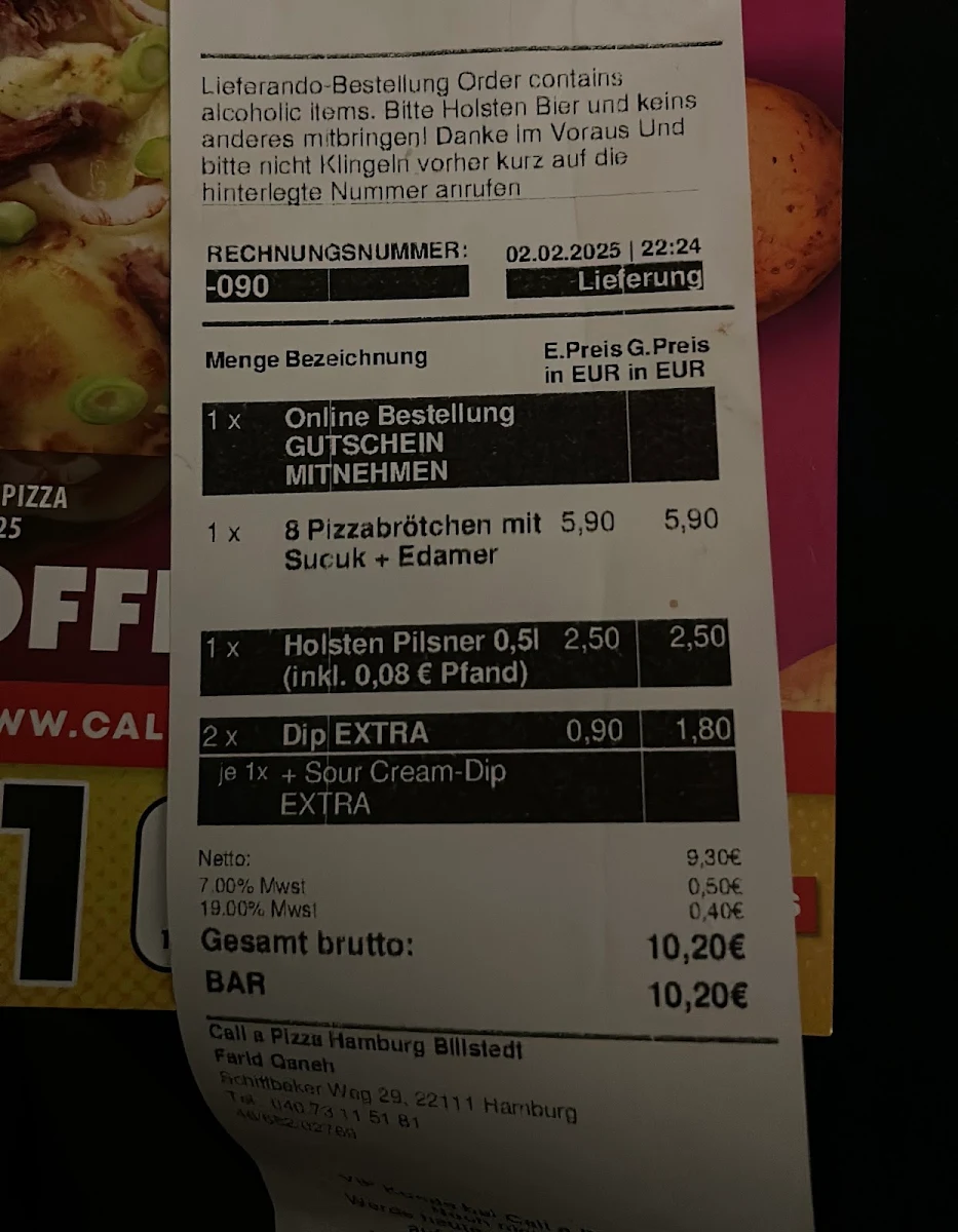 Speisekarte photo 2