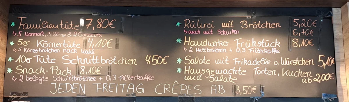 Speisekarte photo 2