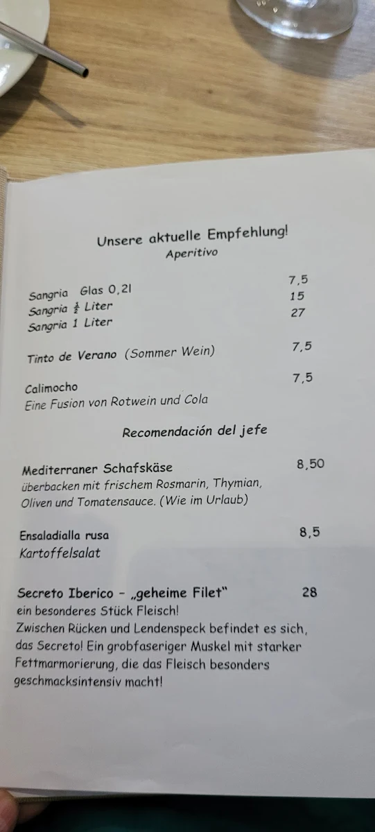 Speisekarte photo 2