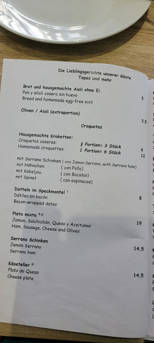 Speisekarte photo 3