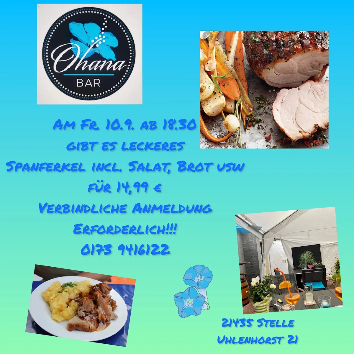 Speisekarte, OHANA Bar